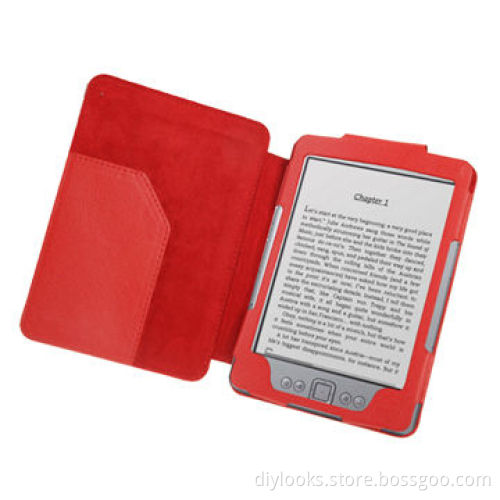 Leather Case with Litchi Texture for Amazon Kindle 4